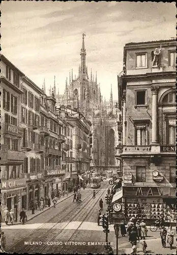 Milano Corso Vittorio Emanuele Kat. Italien