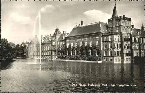 Den Haag Hofvijver Regeringsgebouwen