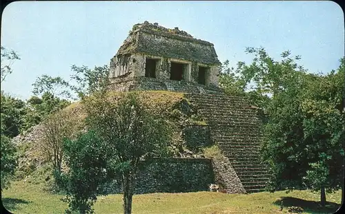 Palenque Templo del Conde Ruinen praehistorische Stadt der Maya