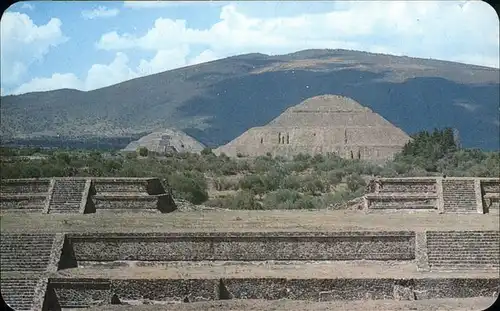 Teotihuacan Piramides del Sol Pyramide Ruine praehistorische Stadt Kat. Mexiko