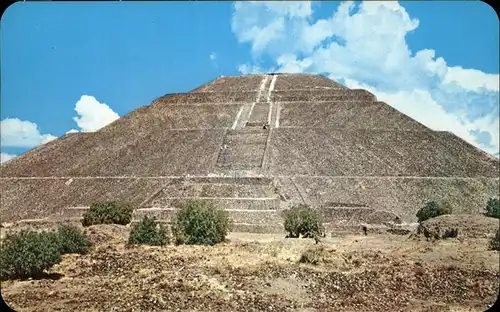 Teotihuacan Piramide del Sol Pyramide praehistorische Stadt   Kat. Mexiko