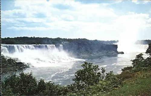 Ontario Canada Niagara Falls and American Falls Kat. Kanada