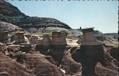 Drumheller Hoodoos rock and sandstone formation