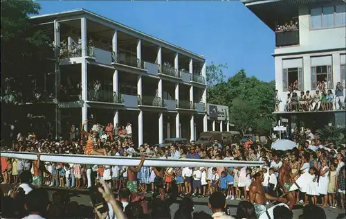 Tahiti Polynesien Miss Tiurai at Bastille Day Parade Kat. Ozeanien