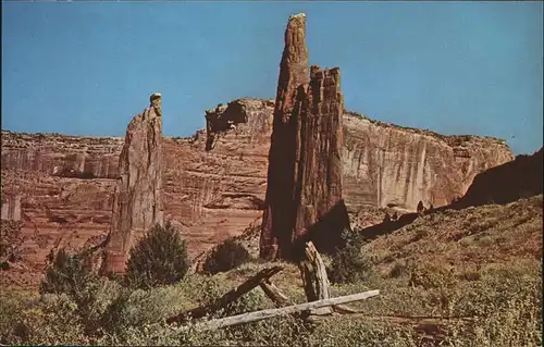 Canyon de Chelly Spider Rock and Speaking Rock