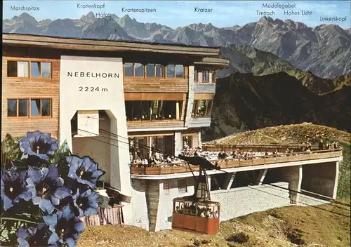 Nebelhorn Nebelhornbah Bergstation Kat. Oberstdorf