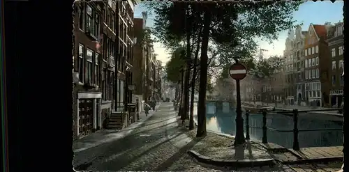 Amsterdam Niederlande Voorburgwal Kat. Amsterdam