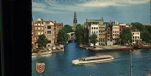 Amsterdam Niederlande Binnen Amstel en Groenburgwal Kat. Amsterdam