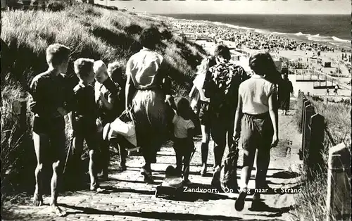 Zandvoort Weg zum Strand Kat. Niederlande