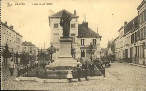 Courtrai Flandre Le monument Palfyn Kat. Kortrijk