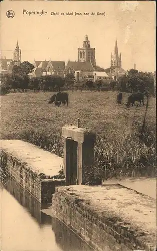 Poperinghe Zicht op stad Kat. Belgien