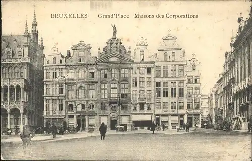 Bruessel Bruxelles Grand Place Maisons des Corporations Kat. 