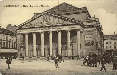 Bruessel Bruxelles Theatre Royal de la Monnaine Kat. 