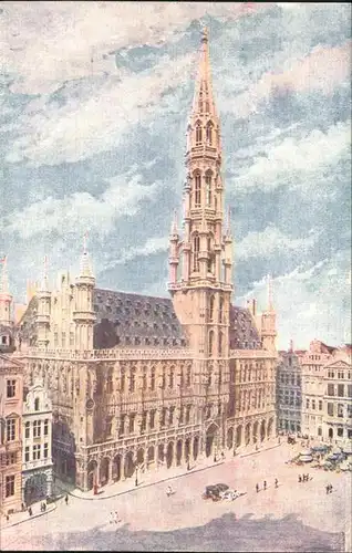 Bruessel Bruxelles Stadhuis Kat. 