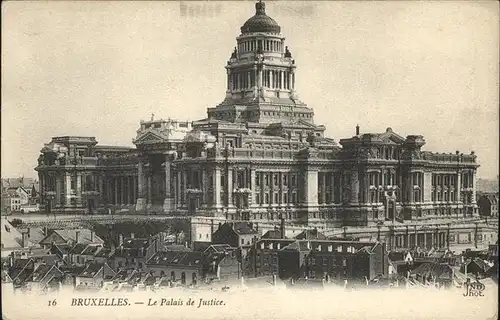 Bruessel Bruxelles Le Palais de Justice Kat. 