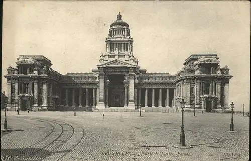 Bruessel Bruxelles Palais de Justice Farade Kat. 