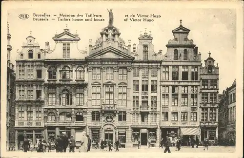 Bruessel Bruxelles Maisons des Tailleurs et de Victor Hugo Kat. 