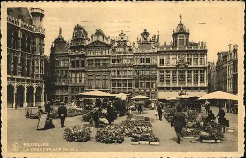 Bruessel Bruxelles La Grand Place Kat. 