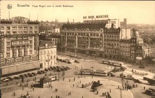 Bruessel Bruxelles Place Rogier vers le Jardin Botanique Kat. 