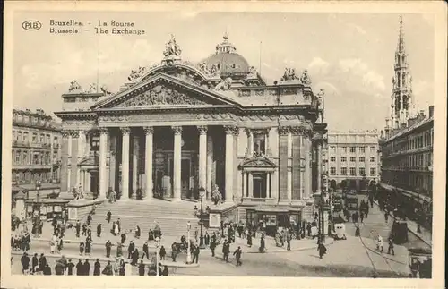 Bruessel Bruxelles La Bourse Kat. 