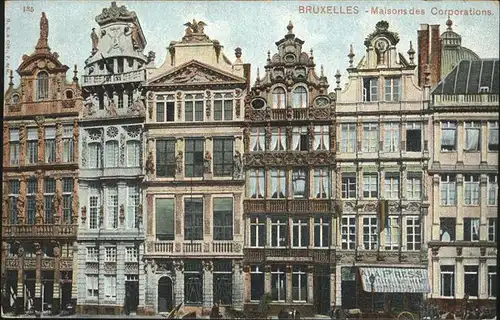 Bruessel Bruxelles Maisons des Corporations Kat. 