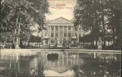 Bruessel Bruxelles Palais de la Nation Kat. 