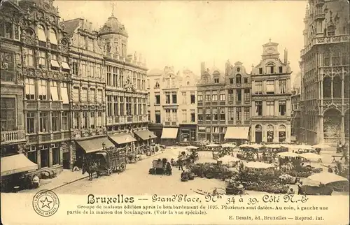 Bruessel Bruxelles Grand Place Kat. 