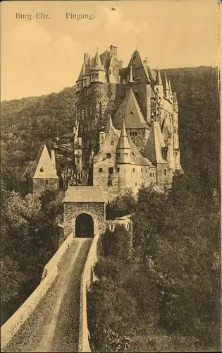 Burg Eltz Burg Eingang Kat. Muenstermaifeld