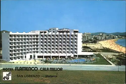 Cala Millor Mallorca Hotel Flamenco Strand Swimming Pool Kat. Islas Baleares Spanien