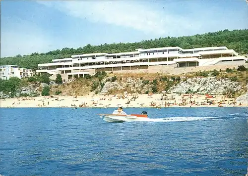 Rabac Kroatien Hotel Girandella Strand Motorboot Kat. Kroatien