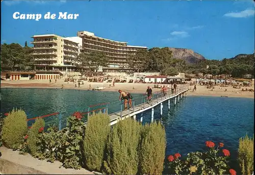 Camp de Mar Hotel Playa Strand Steg Kat. Andratx Mallorca