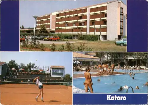 Katoro Hotel Tennisplatz Swiming Pool Kat. Umag Umago Istrien