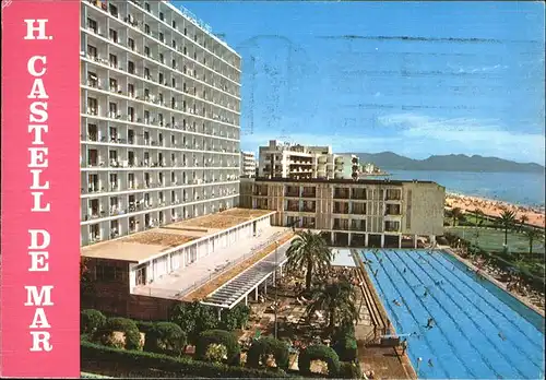Cala Millor Mallorca Hotel Castell de Mar Swimming Pool Playa Kat. Islas Baleares Spanien