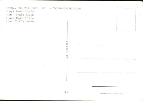 Torremolinos Hotel Triton Playa Kat. Costa del Sol Spanien
