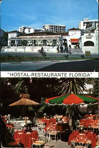 Torremolinos Hotel Restaurante Florida Terraza Kat. Costa del Sol Spanien