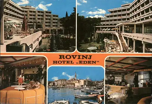 Rovinj Istrien Hotel Eden Restaurant Terrasse Hafen