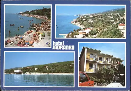 Selce Crikvenica Hotel Jadranka Panorama Strand Kat. Kroatien