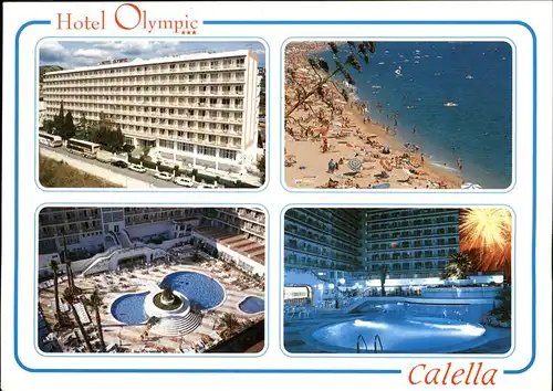 Calella Hotel Olympic Playa Piscina Kat. Barcelona Spanien