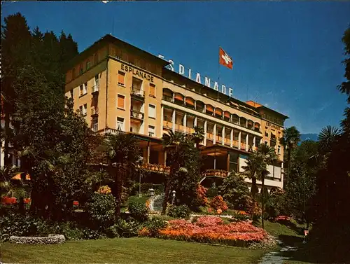 Locarno Hotel Esplanade Garten Flagge / Locarno /Bz. Locarno