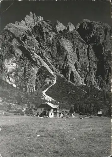 Innichen Suedtirol Rifugio Tre Carperi Dolomiti Dreischusterhuette Dolomiten Kat. Innichen Pustertal