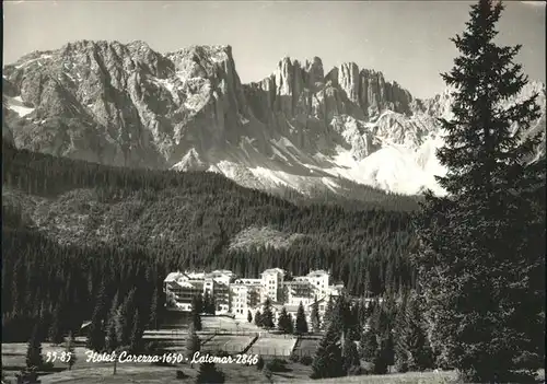 Welschnofen Suedtirol Hotel Carezza Latemar Dolomiten Kat. 