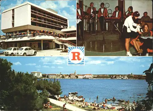 Porec Hotel "Porec" Strand Uferpromenade Musikband Kat. Kroatien