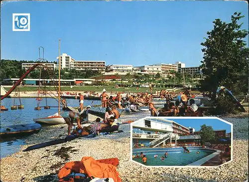 Porec Zelena Laguna Hotel Albatros Strand Schwimmbad Kat. Kroatien