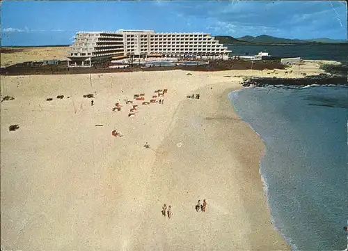Corralejo Strandhotel Fliegeraufnahme Kat. La Oliva Fuerteventura