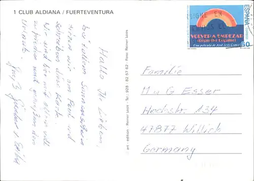 Fuerteventura Kanarische Inseln Club Aldiana Piscina Kat. 