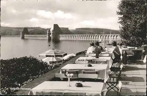 Moehnetalsperre Resatuarant Seehof Kat. Sundern (Sauerland)