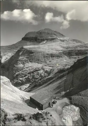 Dolomiti Rifugio Forcella Pordoi Kat. Italien