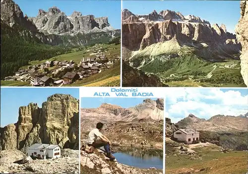 Dolomiti Alta val Badia Kat. Italien