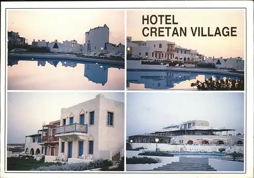 kk57728 Griechenland Greece Hotel Cretan Village Kategorie. Griechenland Alte Ansichtskarten