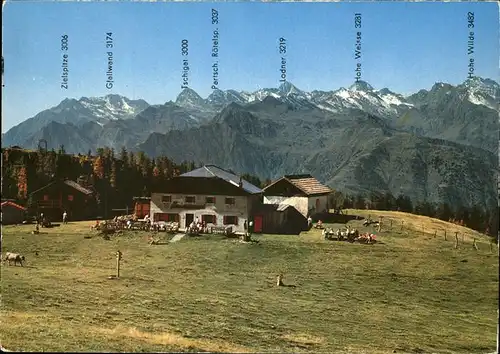 Schenna Meran Tschiger Gfallwand Zielspitze / Italien /Bozen